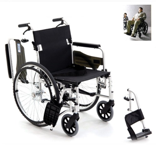 미키메디칼 의료용 알루미늄 휠체어 MKB-1 (15.5kg) 빅사이즈